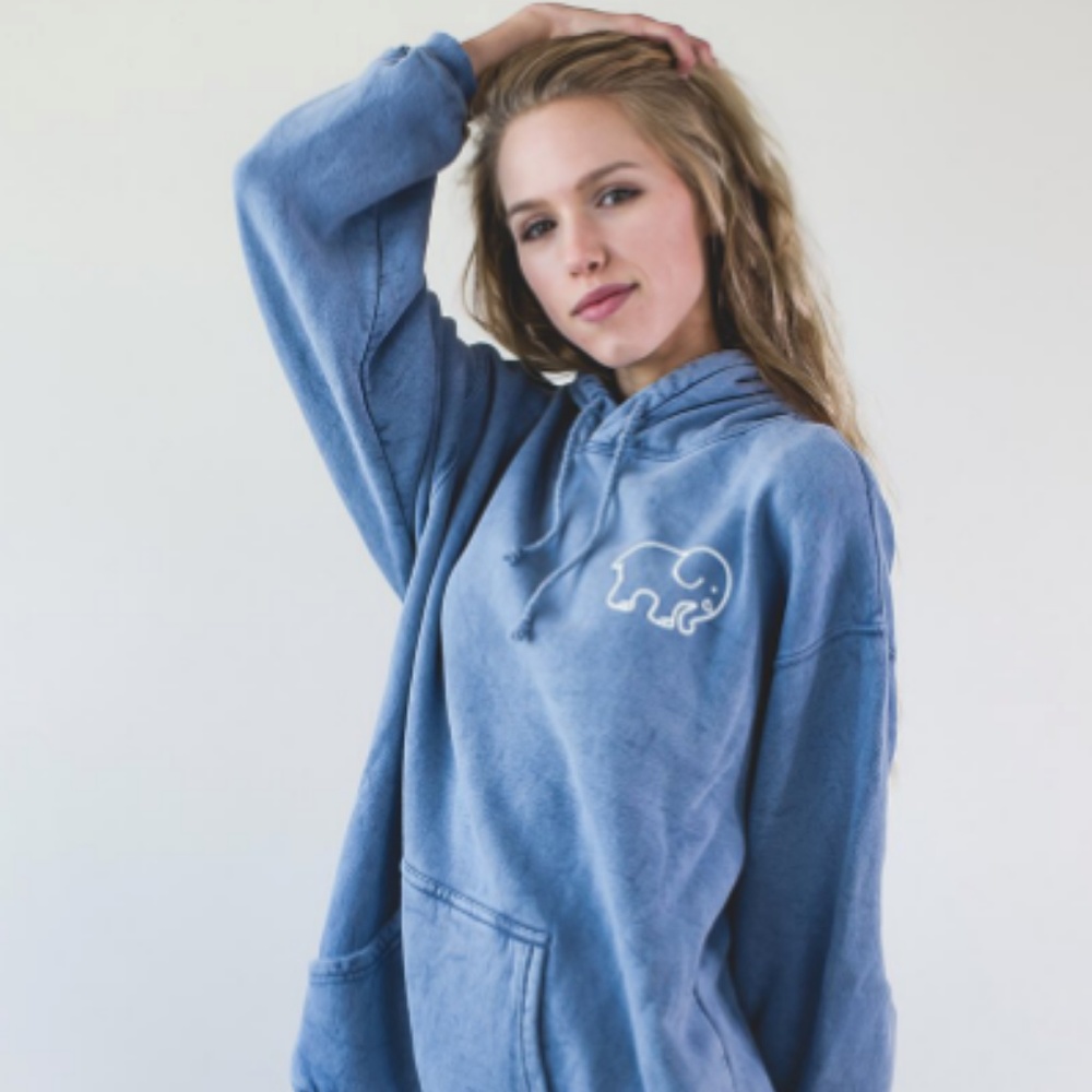 Indigo Elephant Hoodie